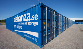 container hyra magasinering